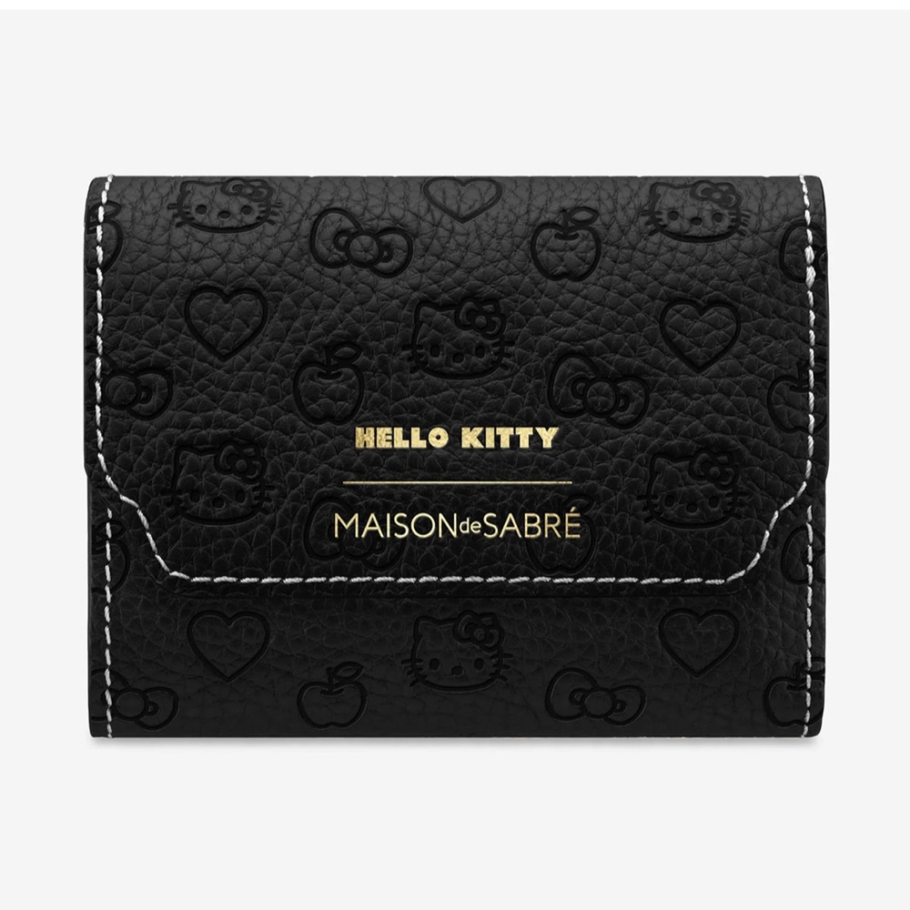 Maison de Sabré Hello Kitty Black Wallet